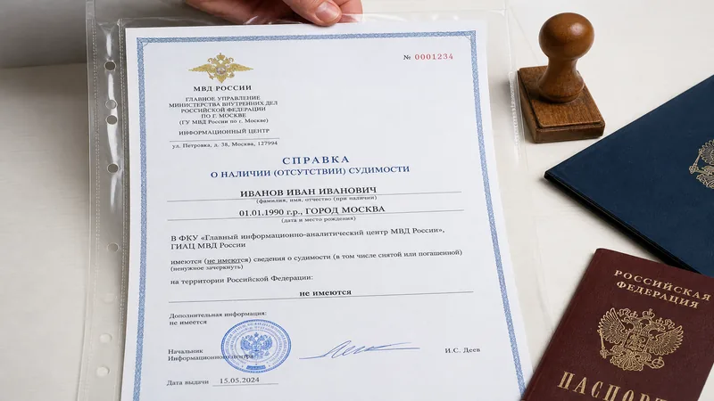 Справка о несудимости из России